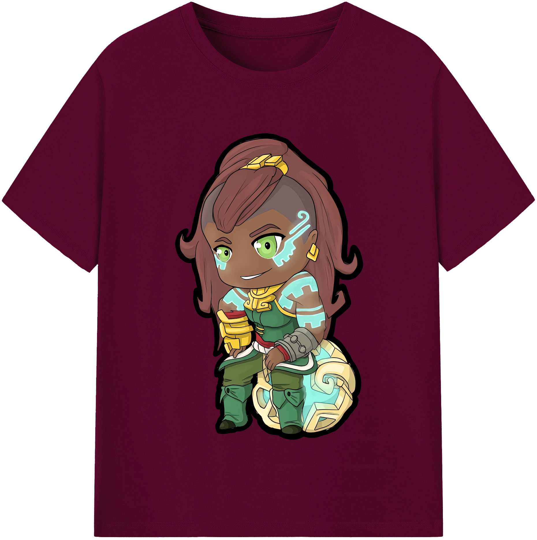 （画像用） リーグ・オブ・レジェンド League of Legends LOL レディースカジュアルプリントTシャツ（綿100％）